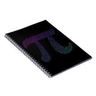 Cuaderno Día Pi del símbolo Pi del degradado Feliz Día Pi