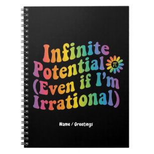 Cuaderno Día Retro del Pi Irracional de Potencial Infinito
