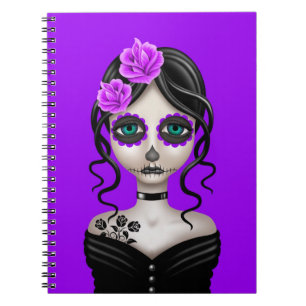Cuaderno Día triste del chica muerto en púrpura