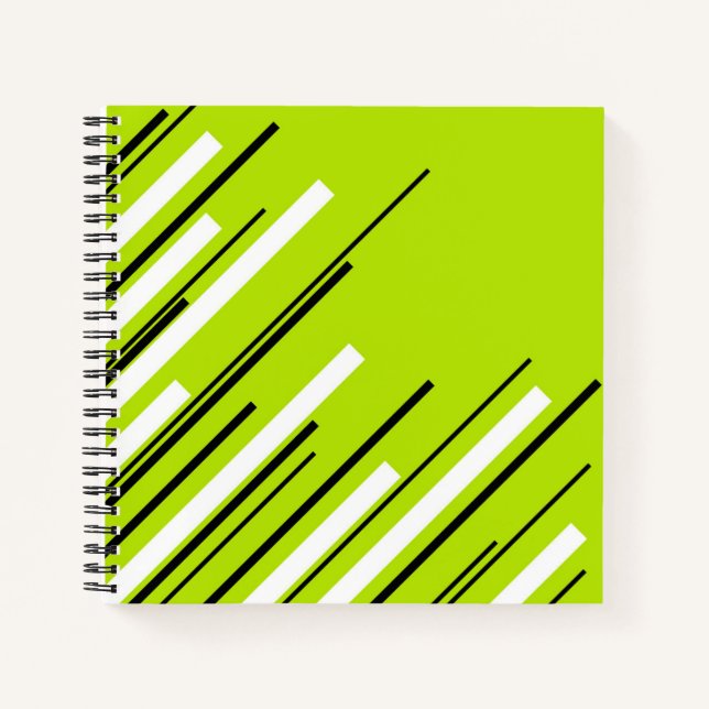 Cuaderno Diagonals - Lime Green (Anverso)