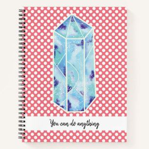 Cuaderno Diamante azul Puede hacer cualquier cosa