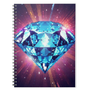 Cuaderno Diamante Brillante Pixelado