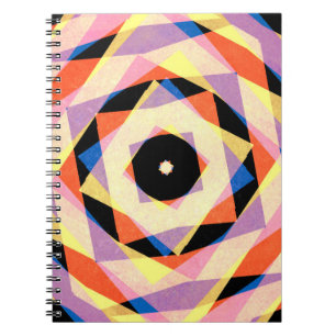 Cuaderno Diamantes a rayas multicolores