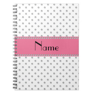 Cuaderno Diamantes blancos conocidos personalizados
