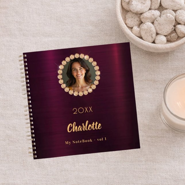 Cuaderno diamantes de fotos de Borgoña (Subido por el creador)