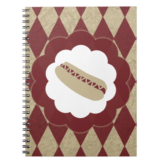 Cuaderno diamantes de perros calientes (Frente)