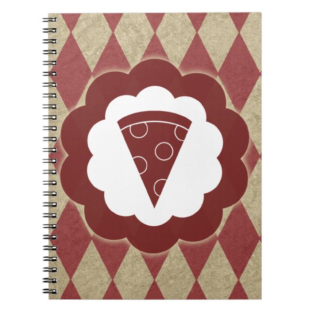 Cuaderno diamantes de pizza (Frente)