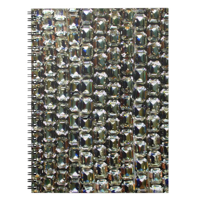 Cuaderno Diamantes, elegantes piedras preciosas (Frente)