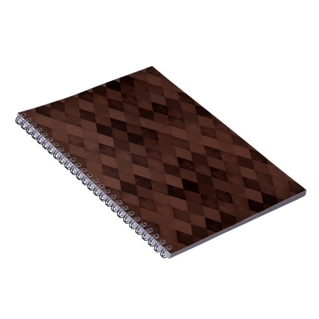Cuaderno Diamantes marrones de chocolate (Lado Derecho)