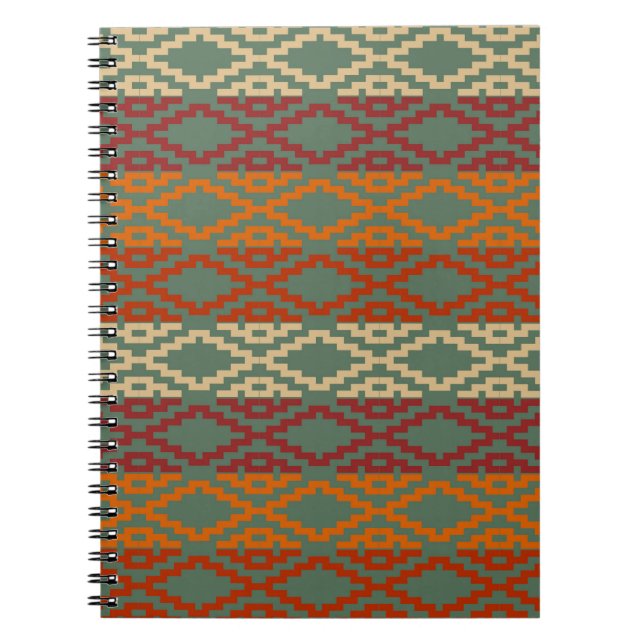Cuaderno Diamantes tribales del suroeste de Azteca (Frente)