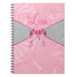 Cuaderno Diamantina rosada