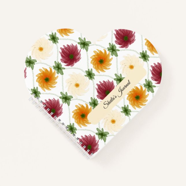 Cuaderno Diamond Lattice Pattern Multicoloured (Anverso)