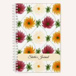 Cuaderno Diamond Lattice Pattern Multicoloured