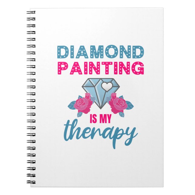 Cuaderno Diamond Painting is my Therapy (Frente)