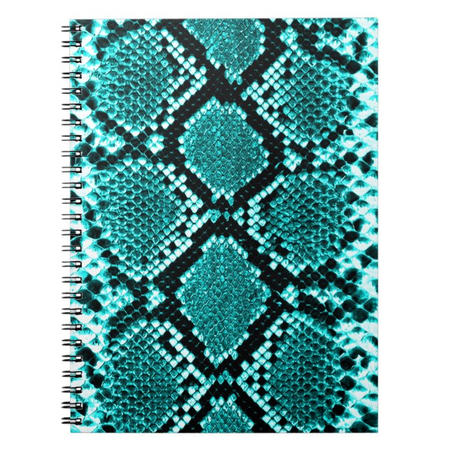 Cuaderno Diamond Rattlesnake Snake Skyaqua (Frente)