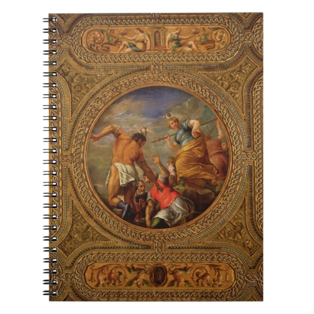 Cuaderno Diana y Actaeon, del techo de la biblioteca (Frente)