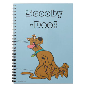 Cuaderno Diapositiva de Scooby-Doo con la lengua hacia