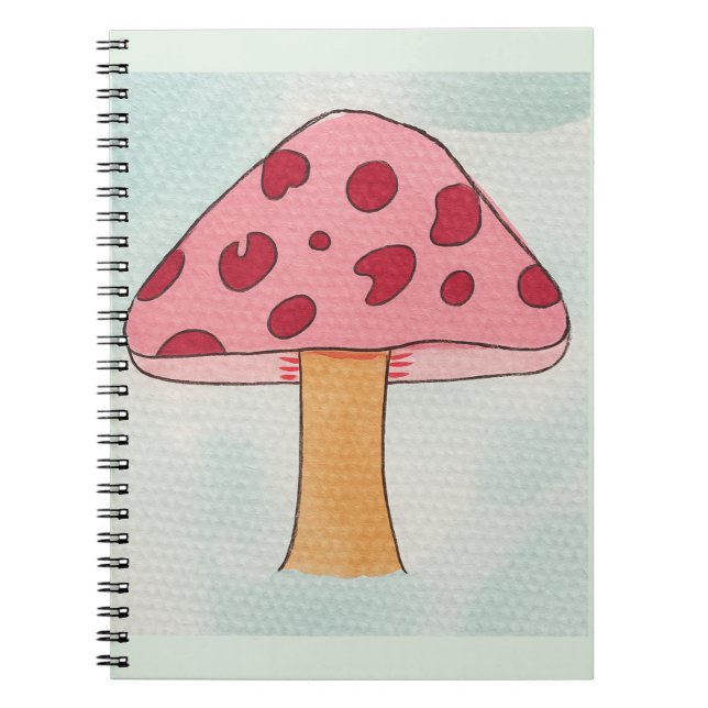 Cuaderno Diario acuático para hongos grandes (Frente)