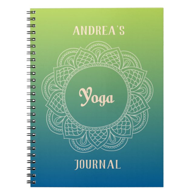 Cuaderno Diario adaptable de la yoga (Frente)
