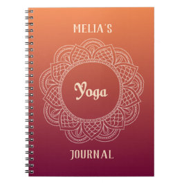 Cuaderno Diario adaptable de la yoga