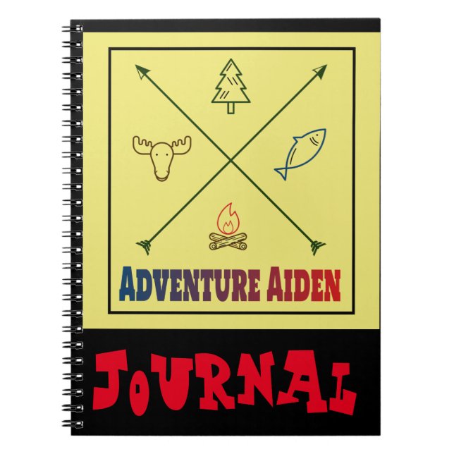 Cuaderno Diario Adventure Aiden (Frente)