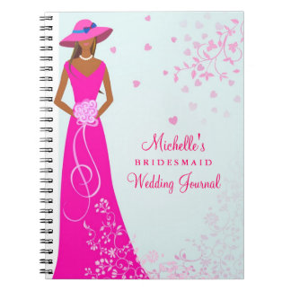 Cuaderno Diario afroamericano de la boda de la dama de