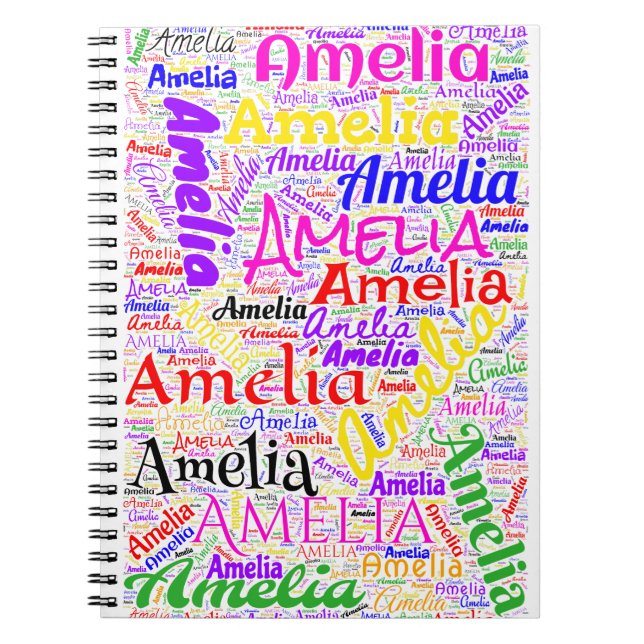 Cuaderno Diario Amelia Notebook (Frente)
