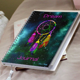 Cuaderno Diario atrapasueños cósmico