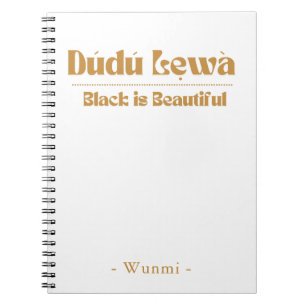 Cuaderno Diario Black Is Beautiful — Regalo para Ella