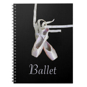 Cuaderno Diario/bloc de notas en espiral de 'ballet'