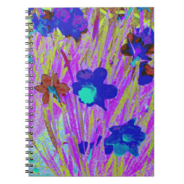 Cuaderno Diario/bloc de notas "Purple Daffodils"