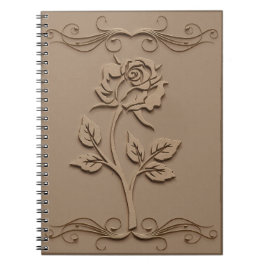 Cuaderno Diario/bloc de notas Rosa Grabado en relieve