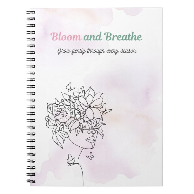 Cuaderno Diario Bloom and Breathe (Frente)