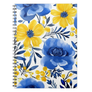 Cuaderno Diario Blue Bloom
