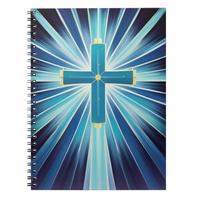Cuaderno Diario Blue Cross of Light (Frente)