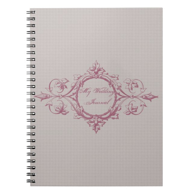 Cuaderno Diario Boda de Linen y Cinnamon (Frente)