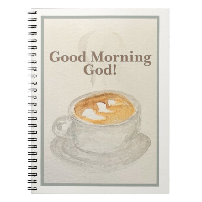 Cuaderno Diario: Buenos días Dios — Ofrenda matutina  (Frente)