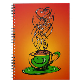 Cuaderno Diario caliente del té