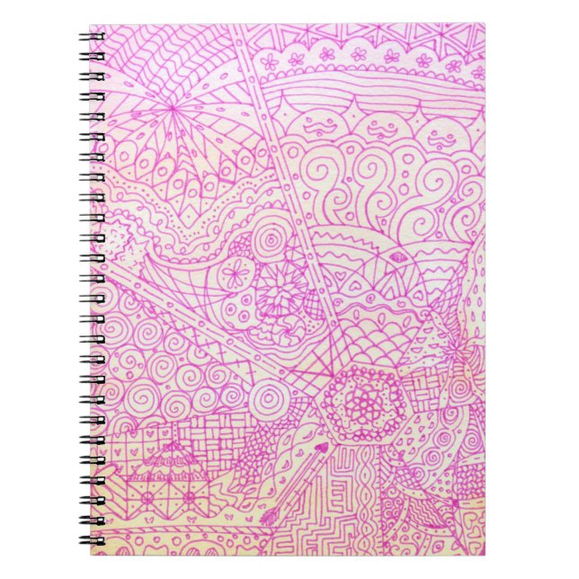 Cuaderno Diario caprichoso rosado (Frente)