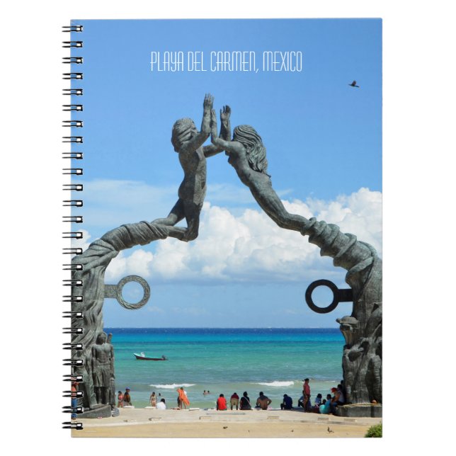 Cuaderno Diario Caribeño de Viajes Oceánicos de Playa del C (Frente)