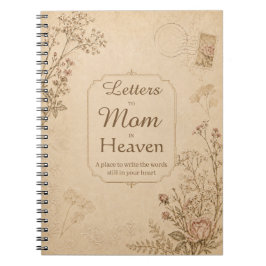 Cuaderno Diario conmemorativo Cartas a Mamá | Personalizado
