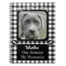 Diario conmemorativo de fotos de mascotas con patr