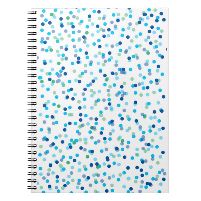 Cuaderno Diario costero del confeti (Frente)