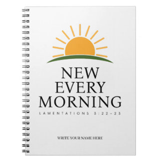 Cuaderno Diario Cristiano Nueva Cada Mañana