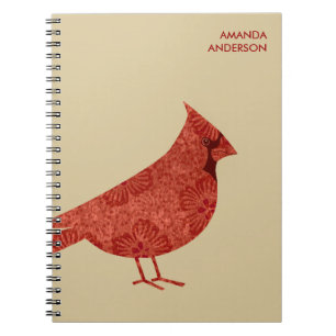 Cuaderno Diario/cuaderno cardinales modernos personalizados