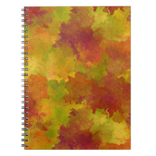 Cuaderno Diario de acuarela de otoño - Fondo de los colores