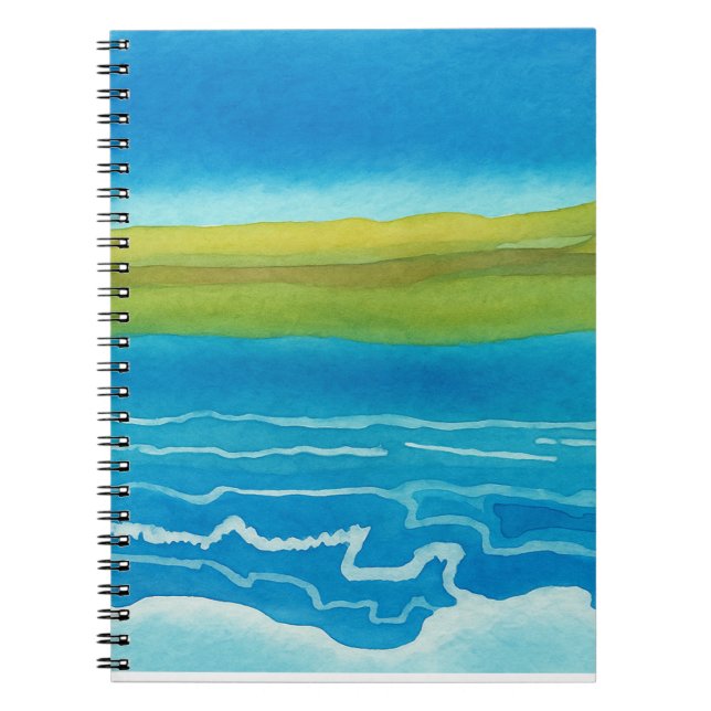 Cuaderno Diario de acuarela de Sunrise Sunset (Frente)