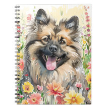 Diario de Acuarela Keeshond