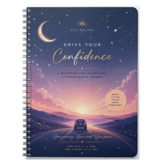 Cuaderno Diario de Afirmaciones para Conducir con Confianza