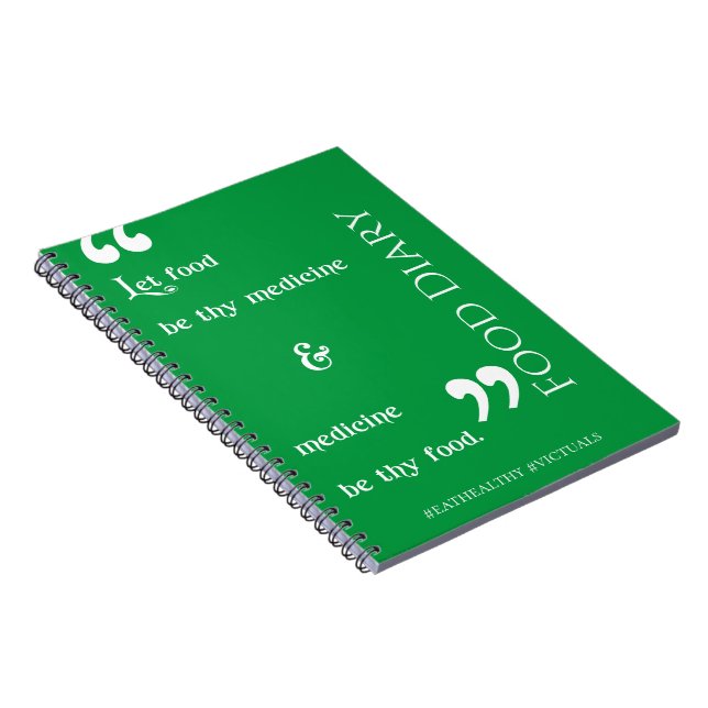 Cuaderno Diario de alimentación (#Victuals) (Lado Derecho)